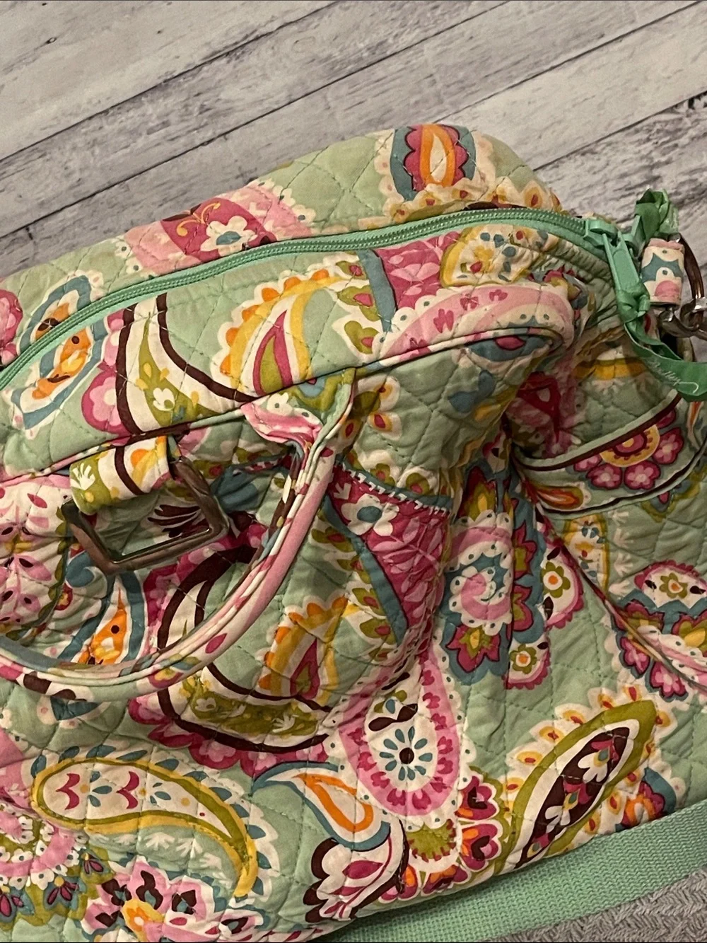 Vera Bradley Retired 2013 Tutti Frutti Convertible Diaper Bag